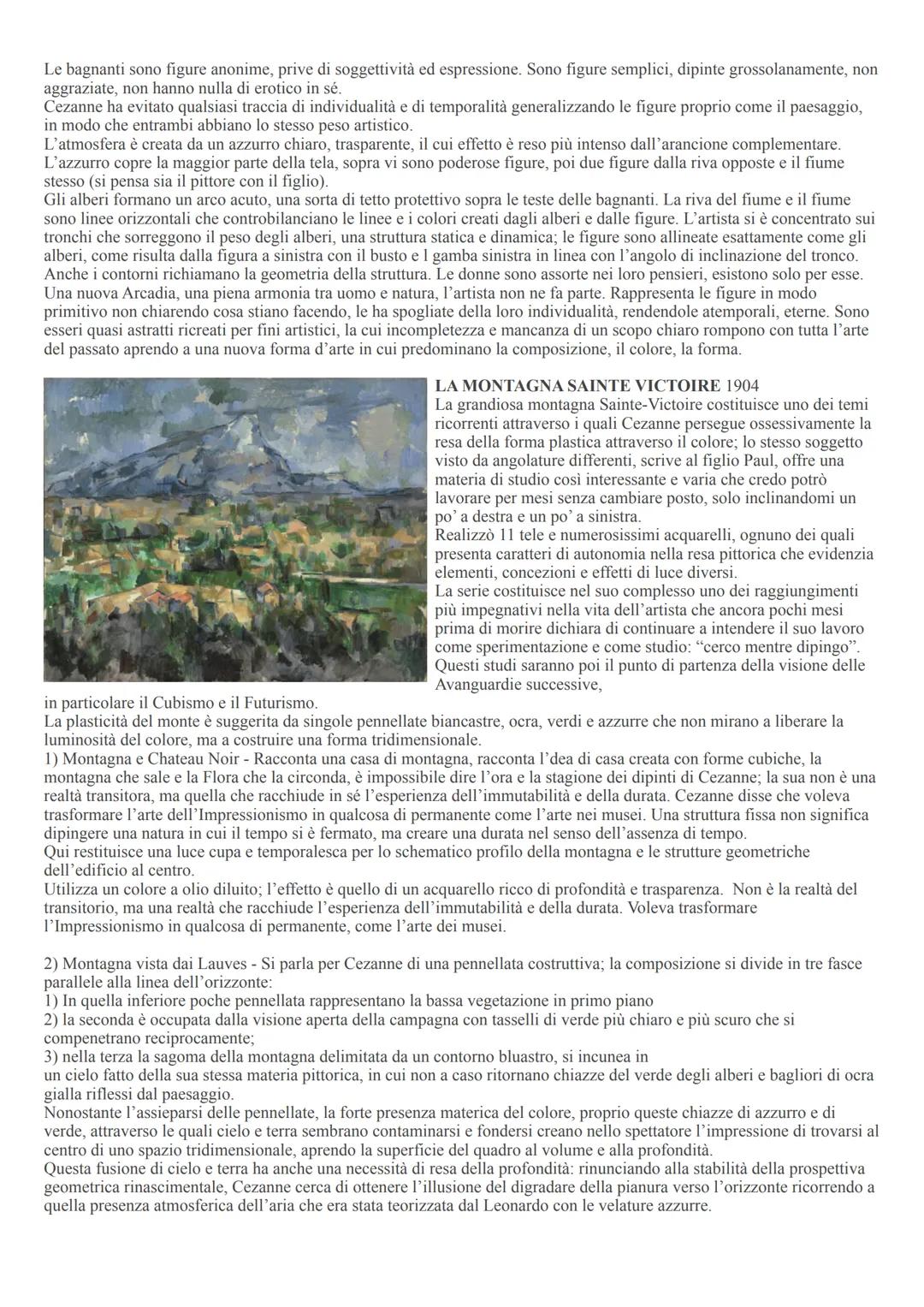 # Paul Cezanne 1839-1906

Era un autodidatta, raramente soddisfatto dei risultati che otteneva. Non riusciva a tradurre in realtà le proprie