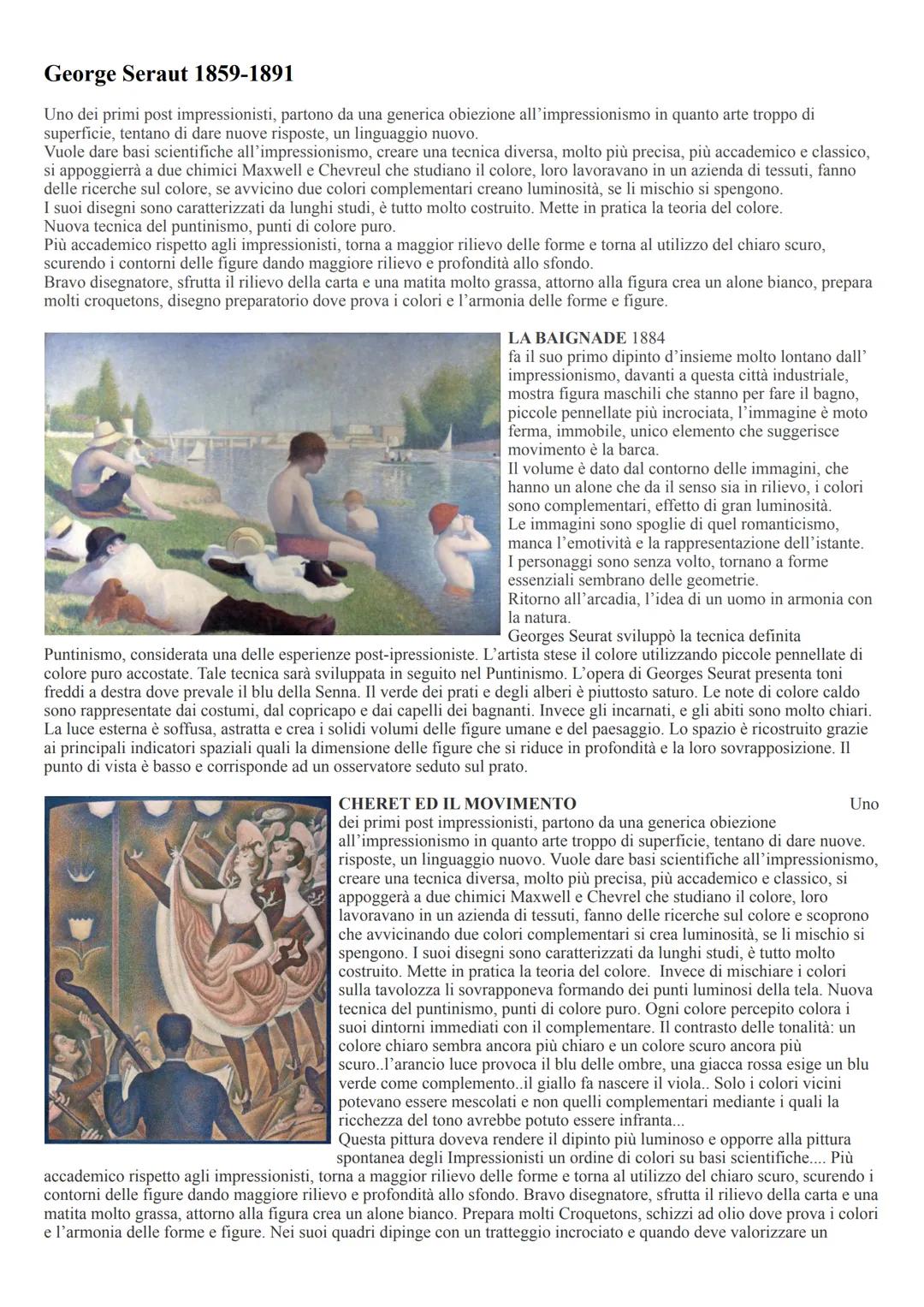 # Paul Cezanne 1839-1906

Era un autodidatta, raramente soddisfatto dei risultati che otteneva. Non riusciva a tradurre in realtà le proprie