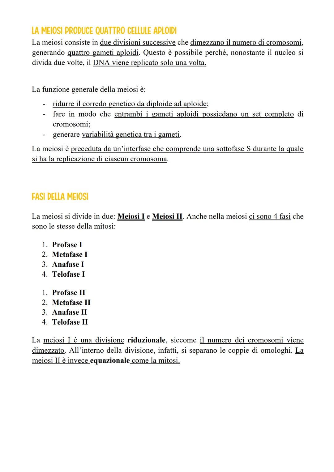 TIPI DI CORREDO CROMOSOMICO
La cellula con corredo cromosomico diploide (2n), come le cellule somatiche umane,
si differenziano da quelle co