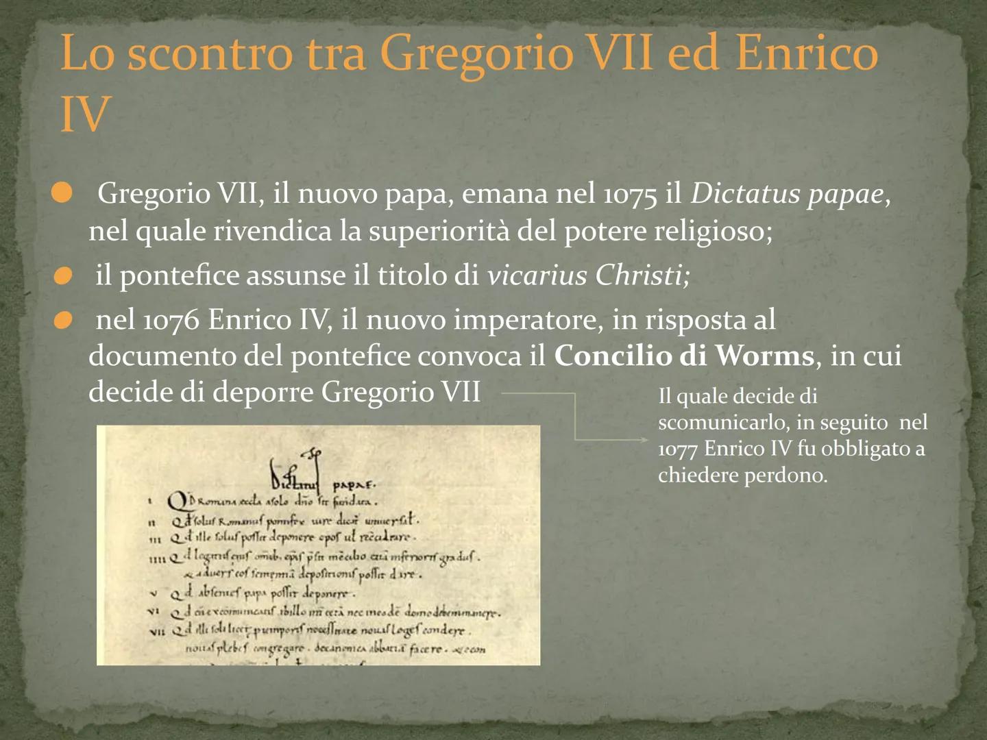 LO SCONTRO TRA CHIESA E
IMPERO
La lotta per le investiture
A cura di:
Aurora Pieralisi Poteri religiosi e poteri civili
Nell' alto medioevo 