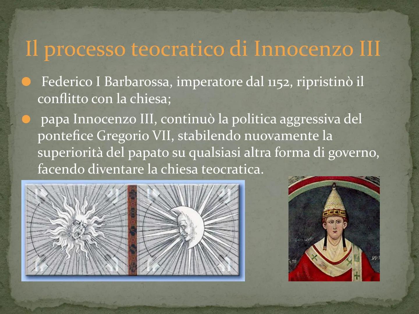 LO SCONTRO TRA CHIESA E
IMPERO
La lotta per le investiture
A cura di:
Aurora Pieralisi Poteri religiosi e poteri civili
Nell' alto medioevo 
