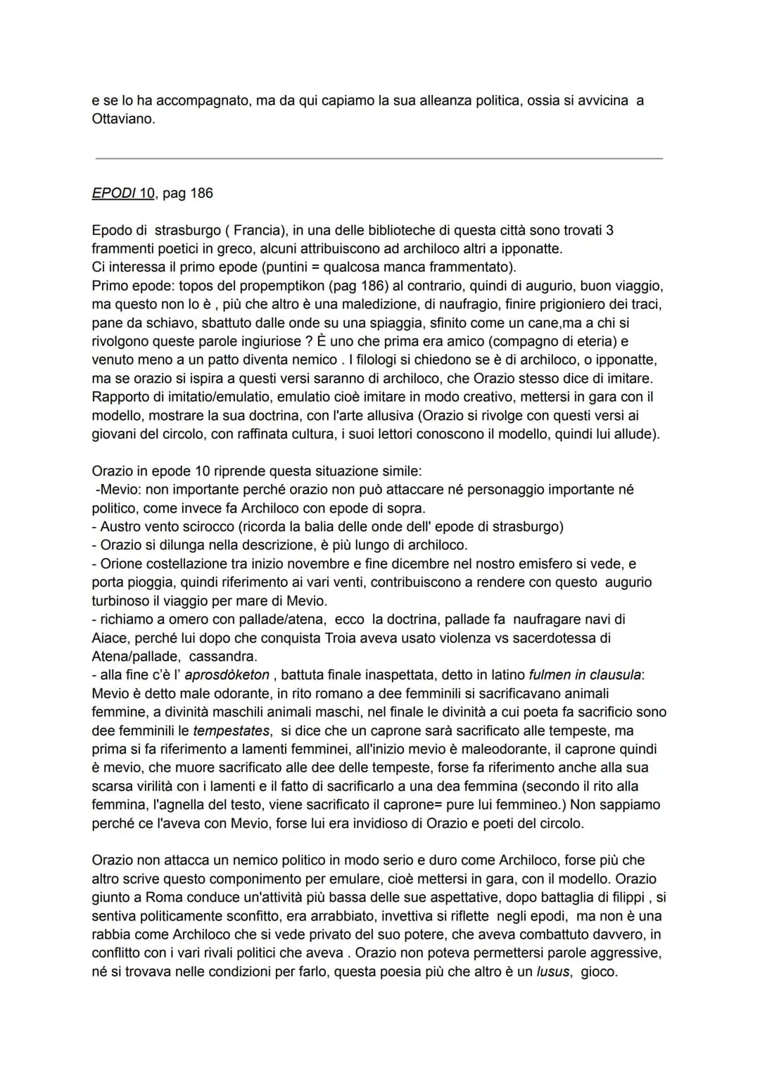 QUINTO ORAZIO FLACCO
Vita e produzione
Altro poeta classico, con Virgilio, Orazio è un poeta di età augustea che instaura forse
ancora di pi