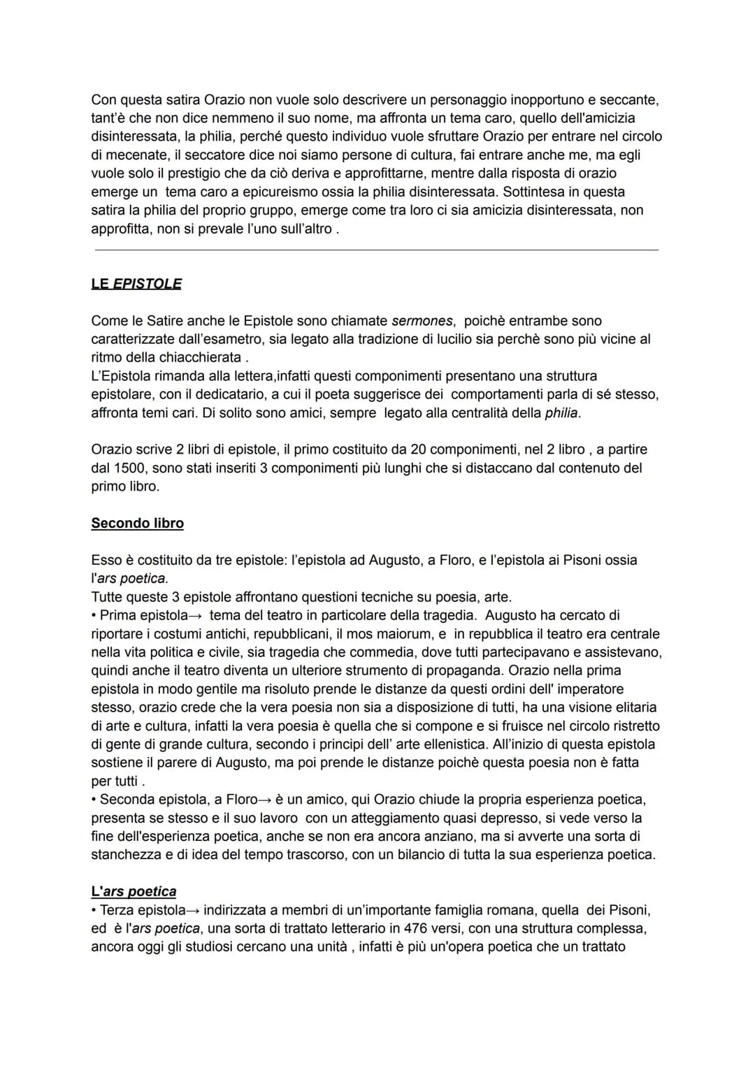 QUINTO ORAZIO FLACCO
Vita e produzione
Altro poeta classico, con Virgilio, Orazio è un poeta di età augustea che instaura forse
ancora di pi