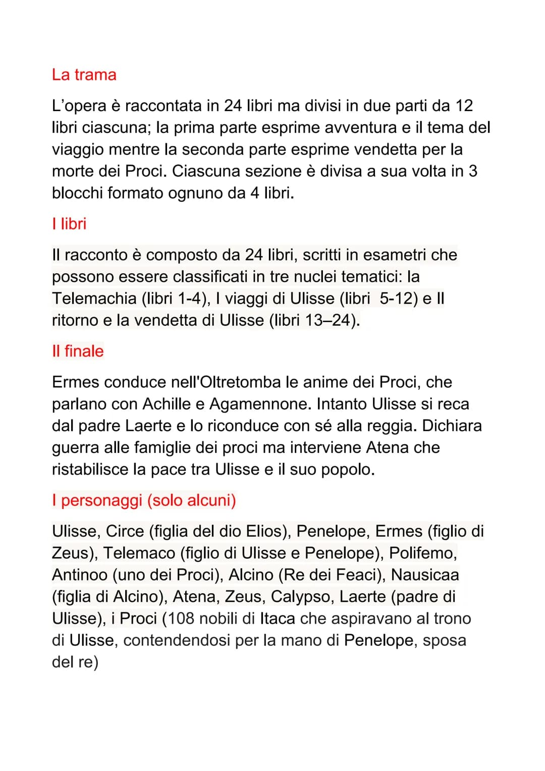 ODISSEA
L'autore
Ancora oggi le opere dell'lliade e dell'Odissea vengano
attribuite ad Omero, gli studiosi hanno detto che è una cosa
non ve