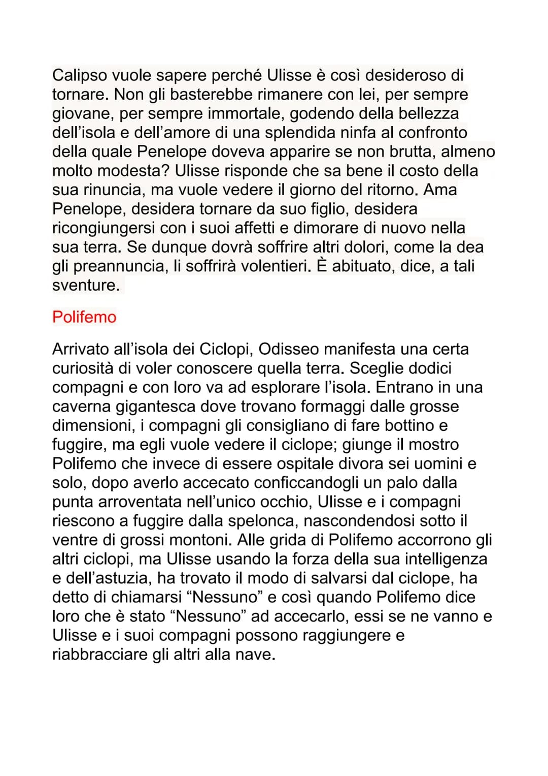 ODISSEA
L'autore
Ancora oggi le opere dell'lliade e dell'Odissea vengano
attribuite ad Omero, gli studiosi hanno detto che è una cosa
non ve