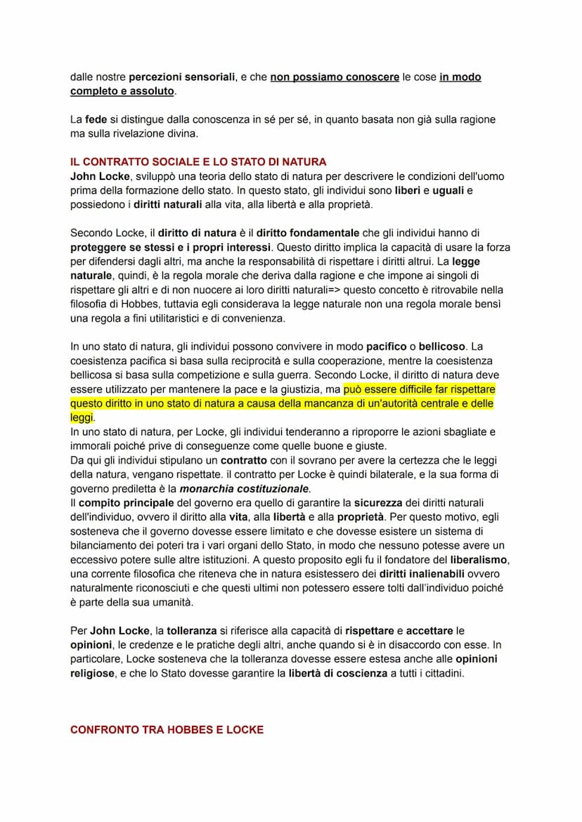 THOMAS HOBBES
Thomas Hobbes, filosofo inglese del XVII secolo, fu un rappresentante del materialismo
meccanicistico, una teoria che sostiene