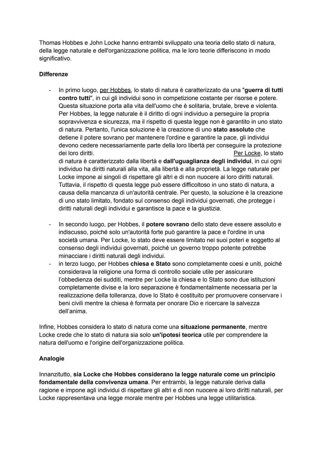 THOMAS HOBBES
Thomas Hobbes, filosofo inglese del XVII secolo, fu un rappresentante del materialismo
meccanicistico, una teoria che sostiene