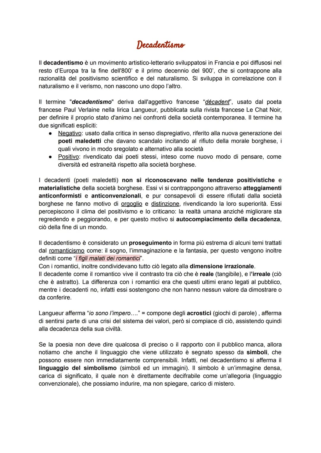 Scopri Il Decadentismo: Significato, Simbolismo e Paul Verlaine