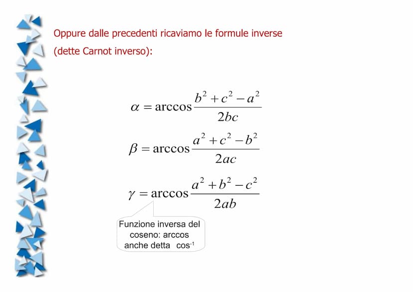 Triangoli qualsiasi
(N.B. argomento fondamentale per la risoluzione dei poligoni programma di 2° superiore)
► Tutto inizia da un corretto di