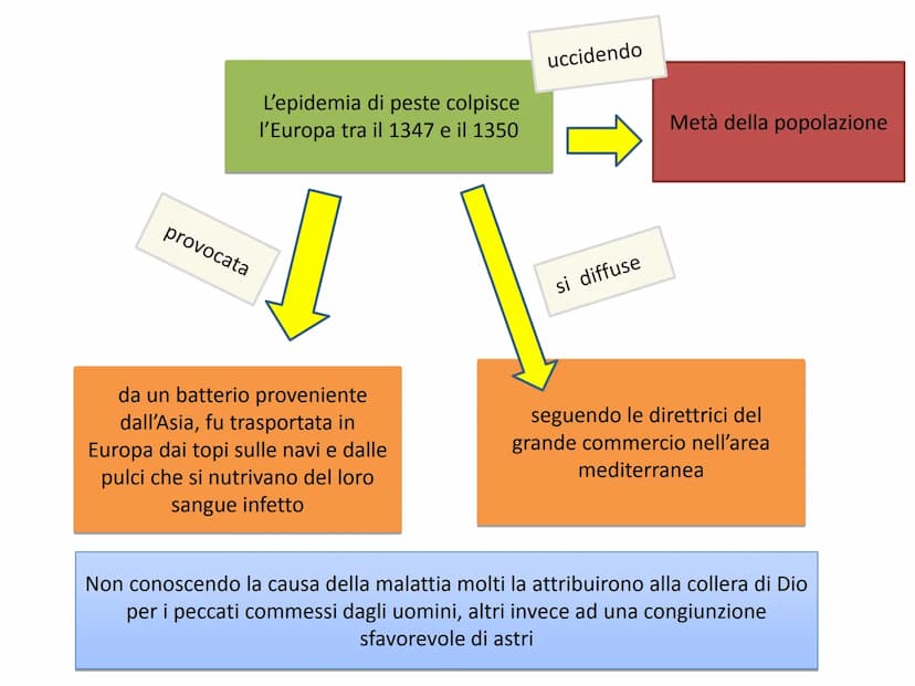 LA CRISI DEL TRECENTO
L'Europa per tre secoli ebbe un
periodo di crescita economica:
crescita della produzione
agricola, dei commerci e dell