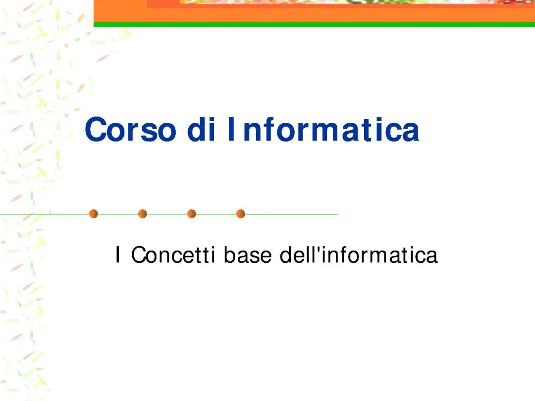 informatica di base 