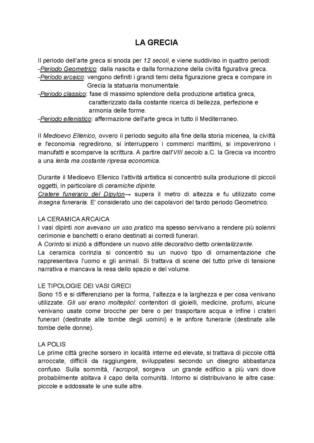 la Grecia 