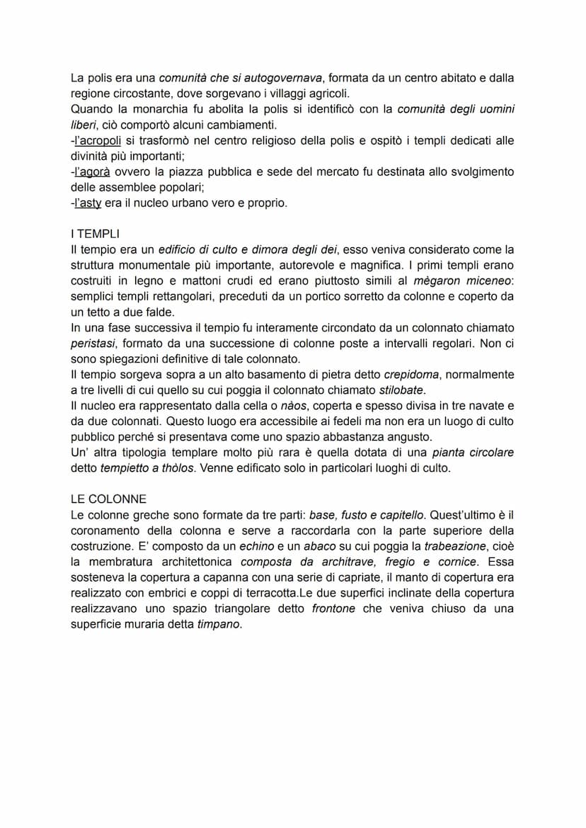LA GRECIA
Il periodo dell'arte greca si snoda per 12 secoli, e viene suddiviso in quattro periodi:
-Periodo Geometrico: dalla nascita e dall