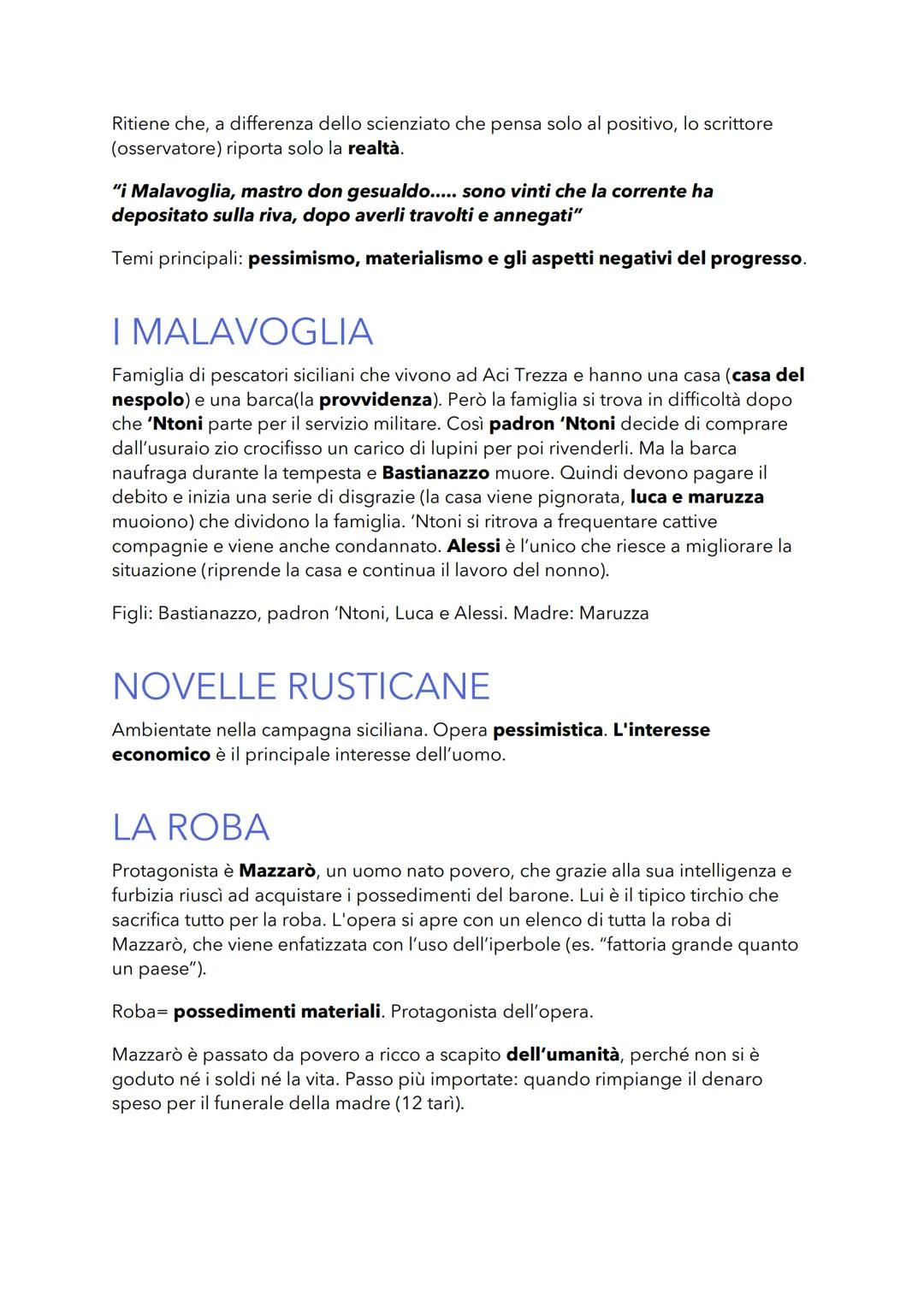OPERE DI VERGA
1866 UNA PECCATRICE
1871 STORIA DI UNA CAPINERA: (scambio di lettere) protagonista una ragazza
costretta a diventare monaca c