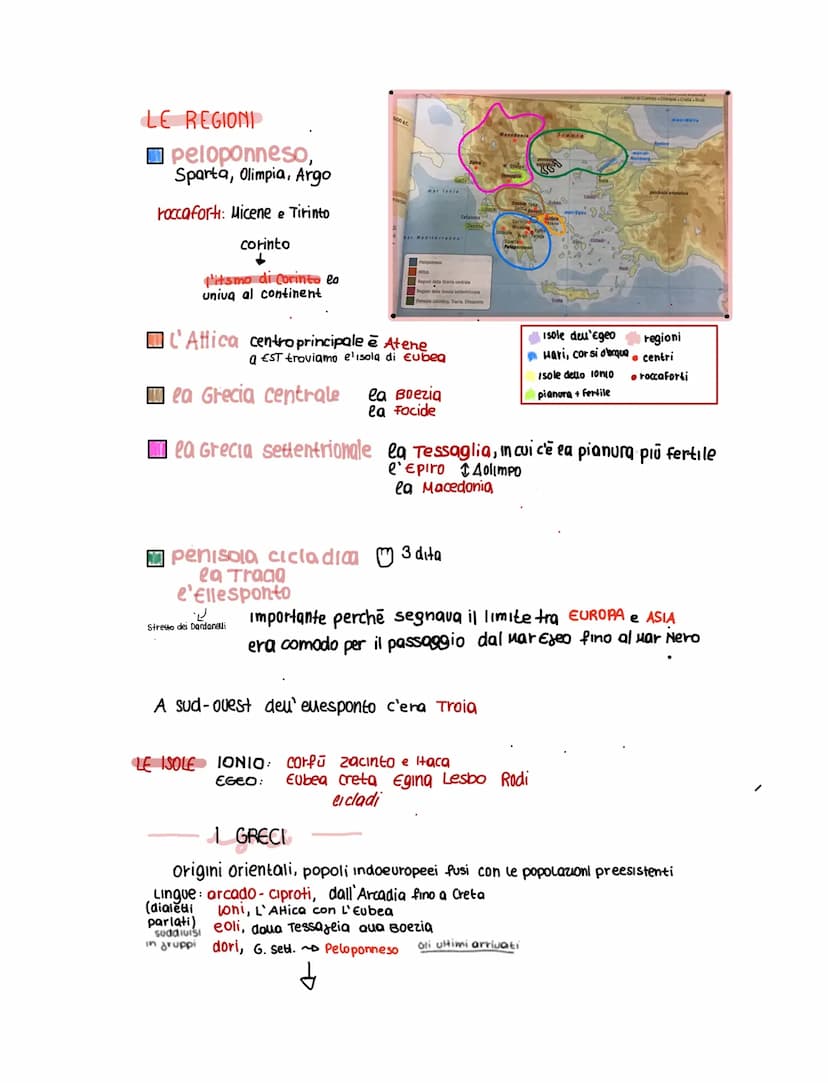 U Mediterraneo orientale
L'AREA GRECO EGEA: i minoici e imicenei
AMBIENTE L'AREA EGEA
Creta
U Mar Egeo è un mare interno compreso fra- Greci