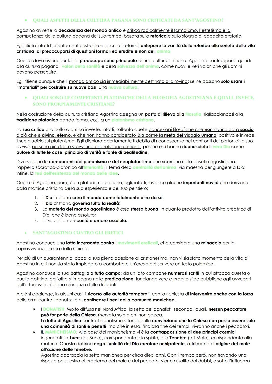 SANT'AGOSTINO
CHE COS'E' LA PATRISTICA E COME SI SVILUPPA?
Nei primi secoli, negli ambienti e nelle scuole cristiani viene progressivamente 