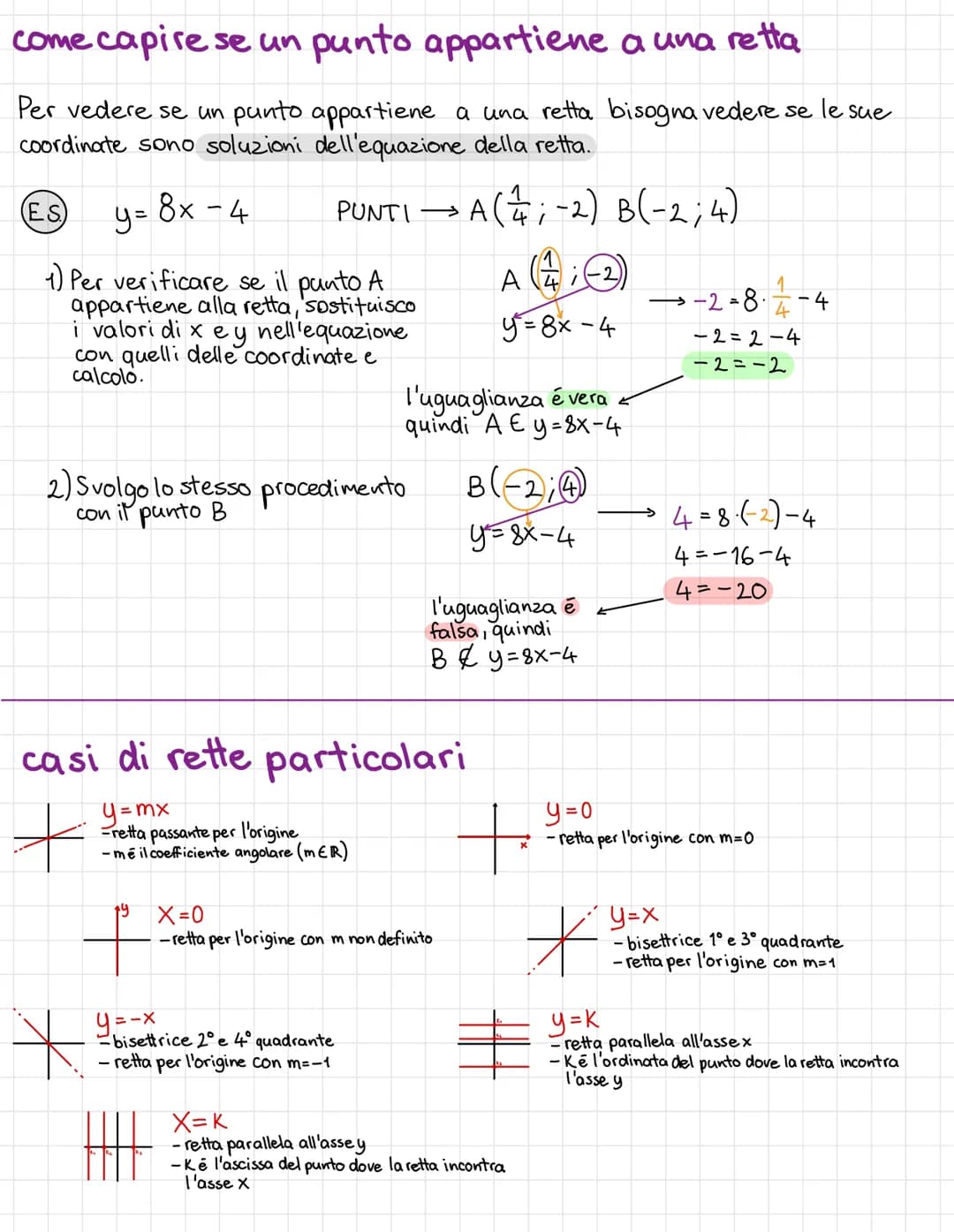 
<p>Nel piano cartesiano, una retta può essere rappresentata da un'equazione generale nella forma implicita:<br />
a⋅x + b⋅y + c = 0</p>
<p>