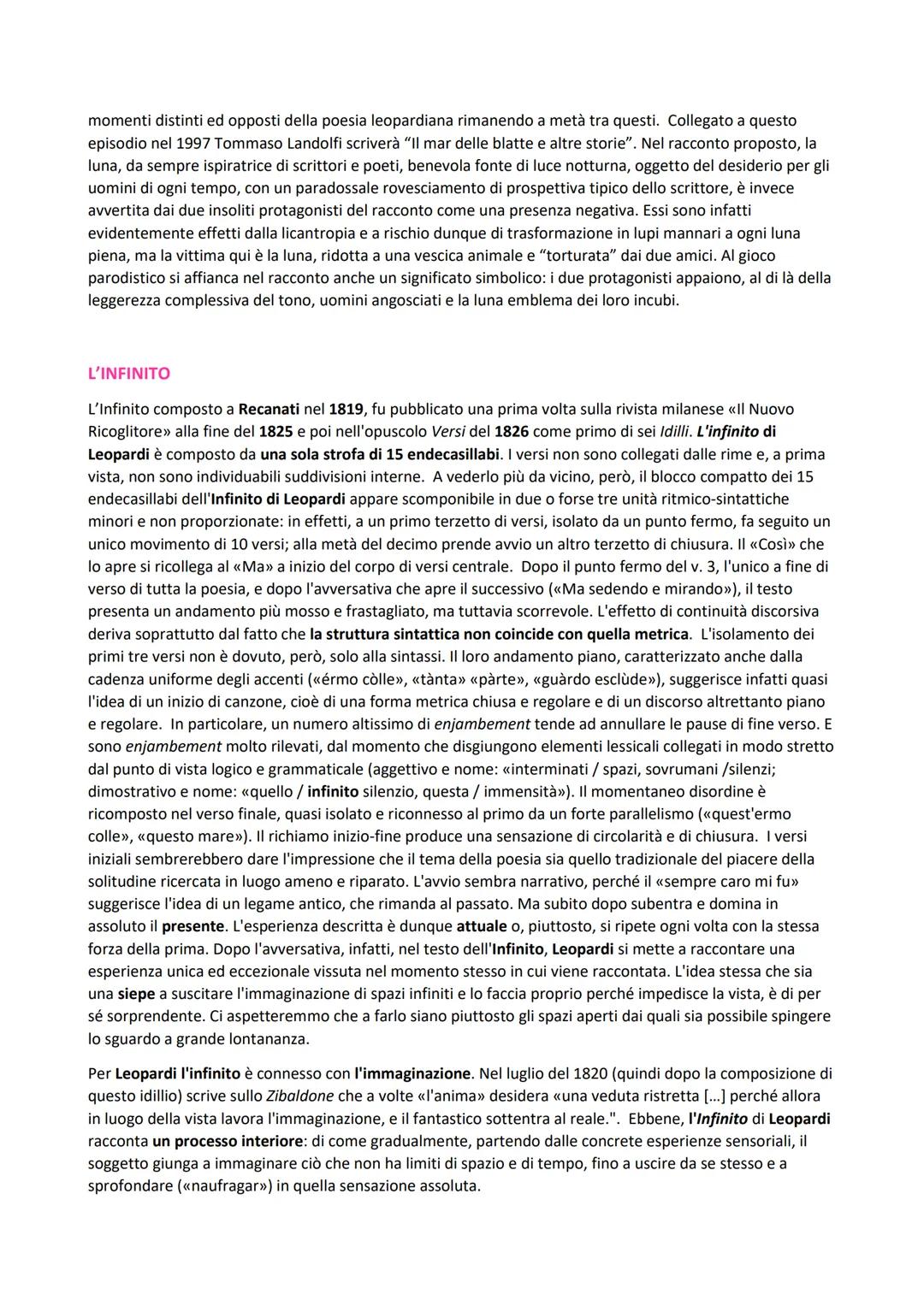 GIACOMO LEOPARDI
VITA
Giacomo Leopardi nacque il 29 giugno 1798 a Recanati, un piccolo borgo delle Marche, da Monaldo
Leopardi e Adelaide An