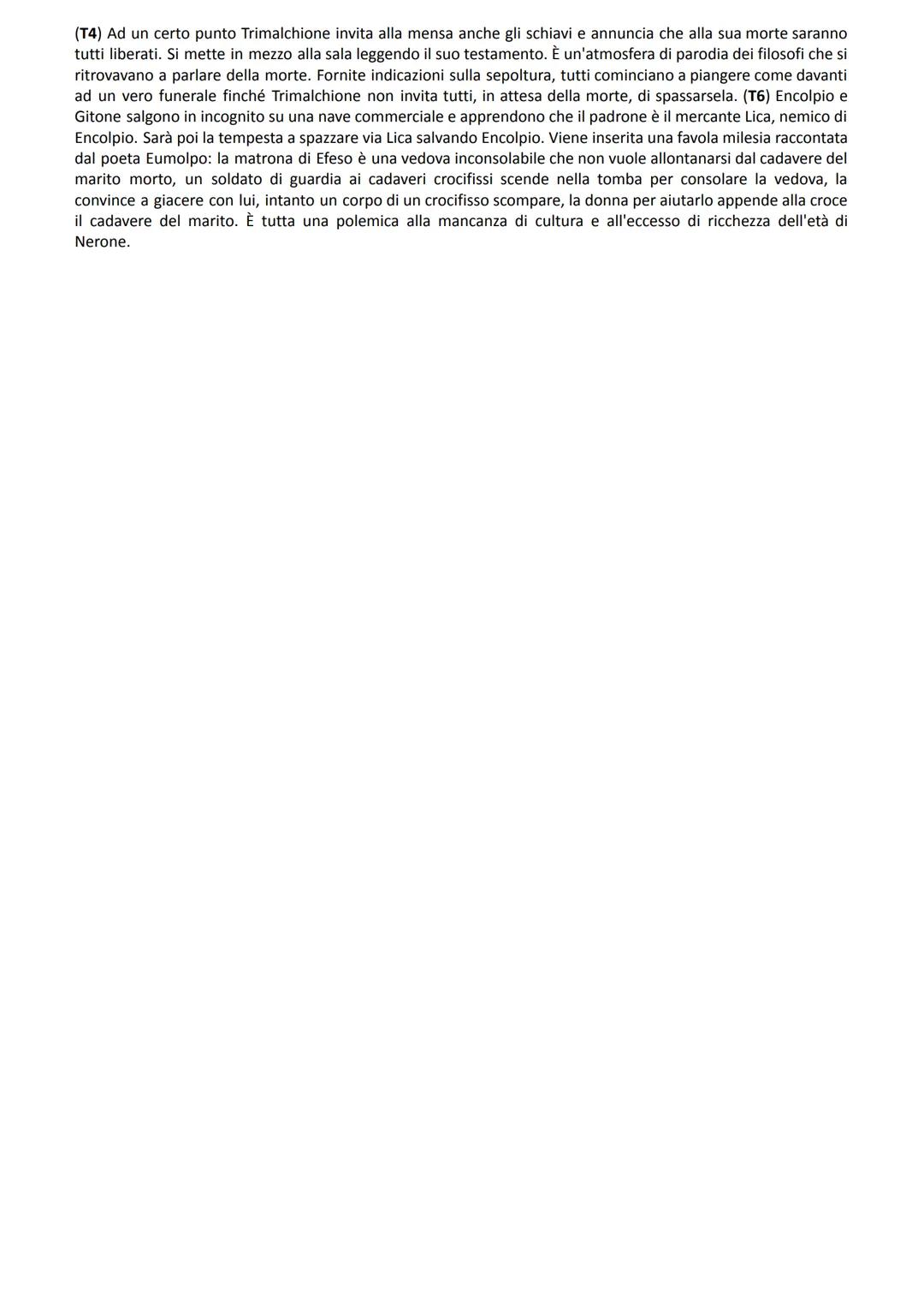 # PETRONIO

1. La vita

L'identità di Petronius Arbiter, l'apparente autore del Satyricon, ancora oggi ci è sconosciuta. Le uniche
informazi