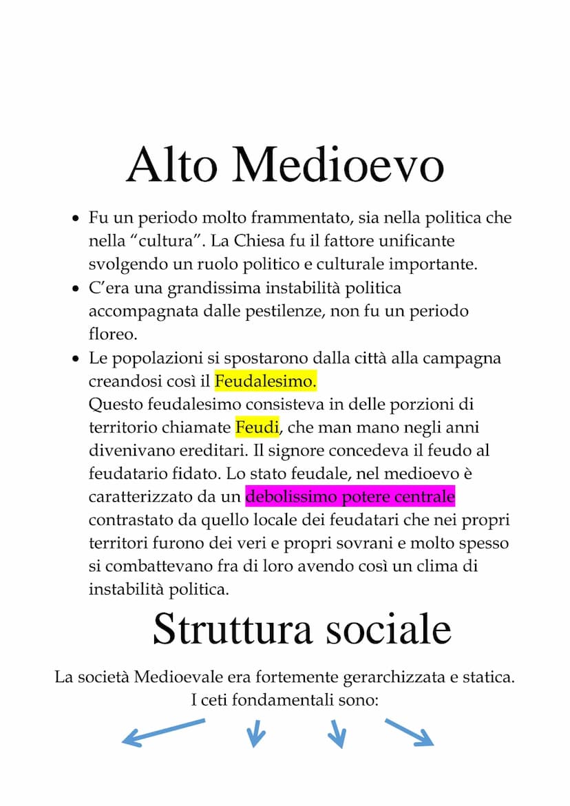 Letteratura
Medioevo= Età di mezzo
Il medioevo inizia nel 476 d.C. (fine dell'impero Romano
d'Occidente) e finisce nel 1492 con la scoperta 