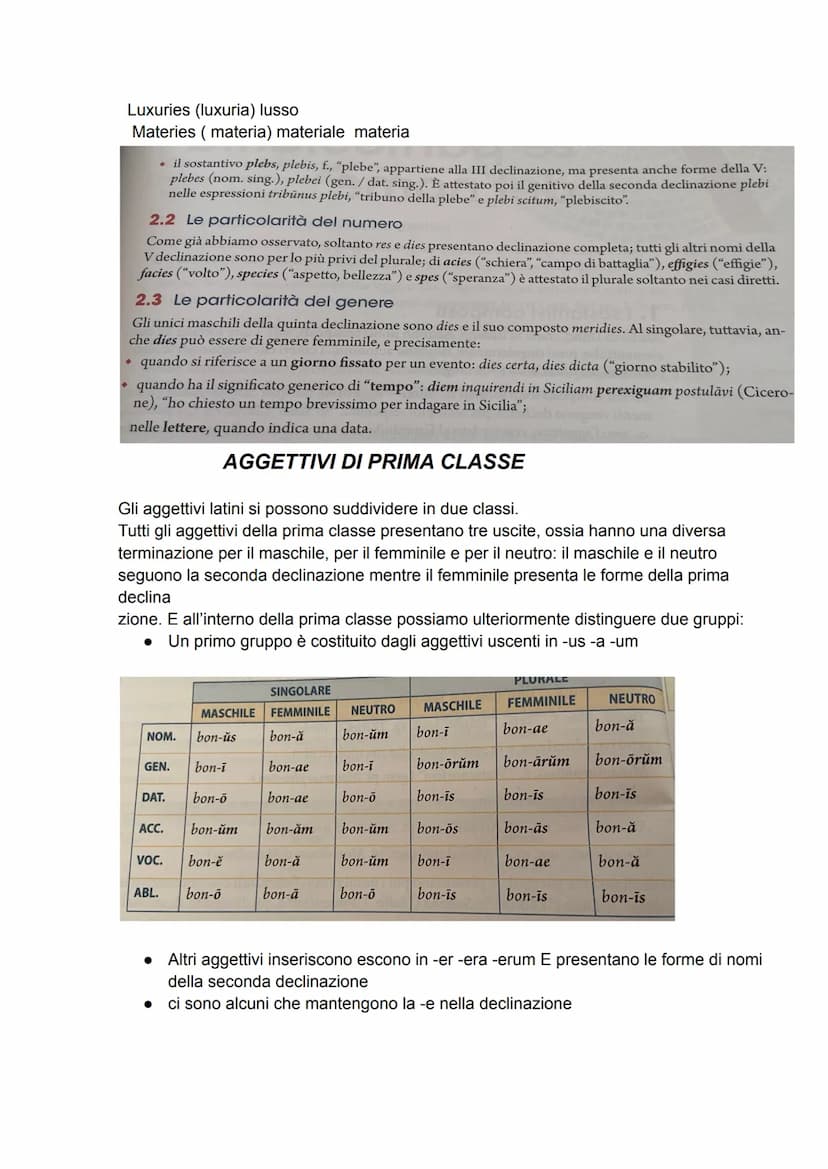 INTERROGAZIONE DI LATINO
LA PRIMA DECLINAZIONE
I nomi della prima declinazione sono per la maggior parte femminili e solo pochi
maschili; ha