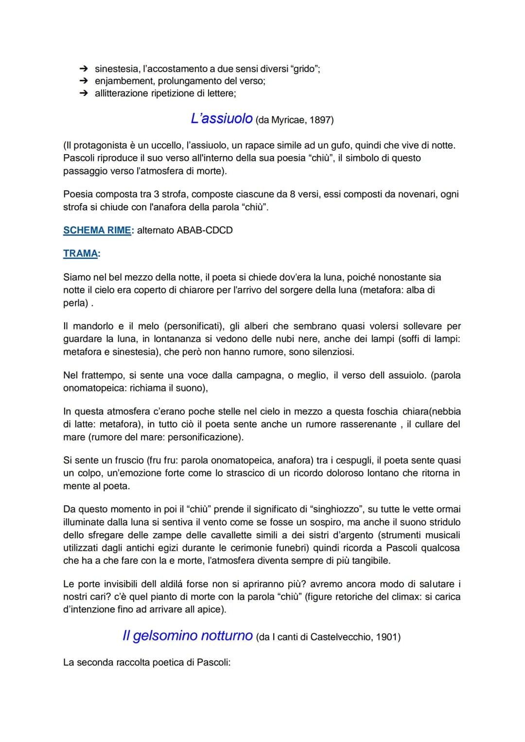 Il Decadentismo
(movimento storico letterario in cui sono presenti due autori molto noti, Pascoli e
D'annunzio).
Il decadentismo deriva dal 