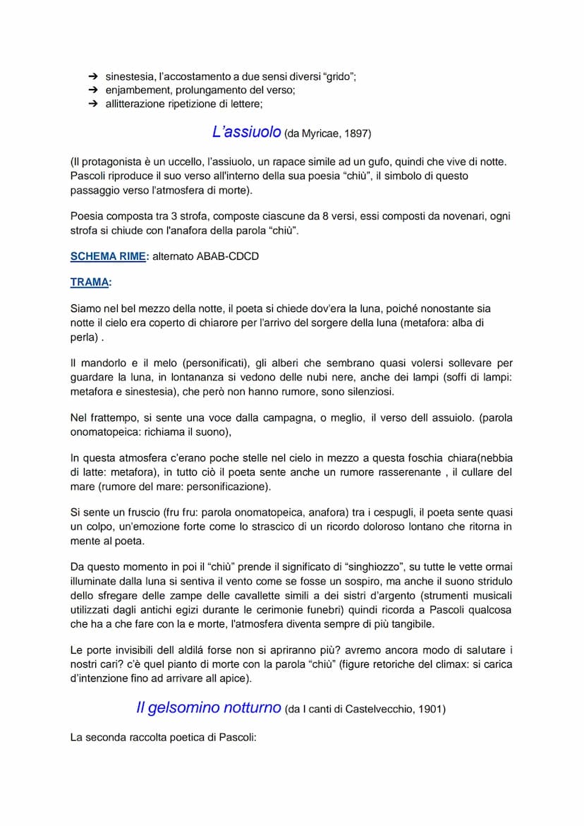 Il Decadentismo
(movimento storico letterario in cui sono presenti due autori molto noti, Pascoli e
D'annunzio).
Il decadentismo deriva dal 