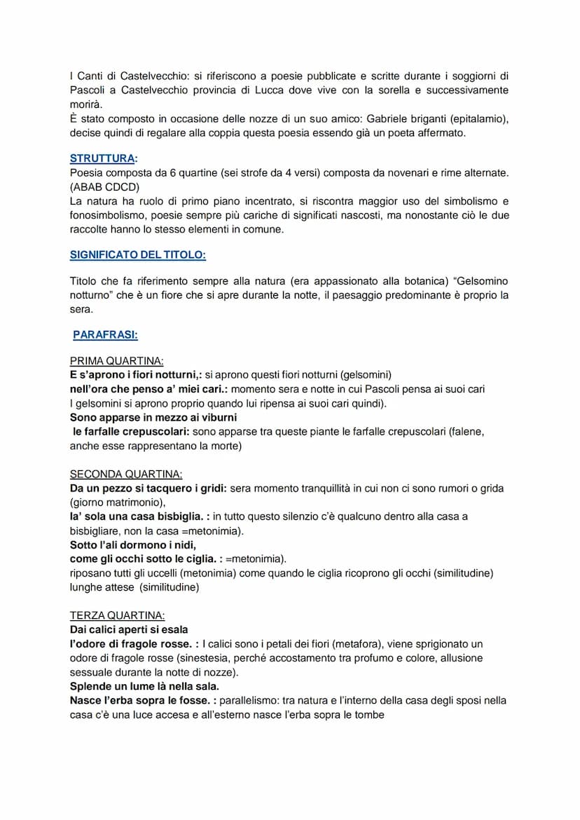 Il Decadentismo
(movimento storico letterario in cui sono presenti due autori molto noti, Pascoli e
D'annunzio).
Il decadentismo deriva dal 