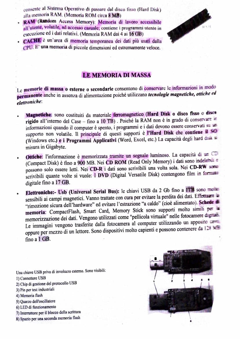 COMPONENTI HARDWARE
L'ARCHITETTURA DI VON NEUMANN
L'architettura (o modello struttural) di un
sistema indica come le sue parti sono connesse