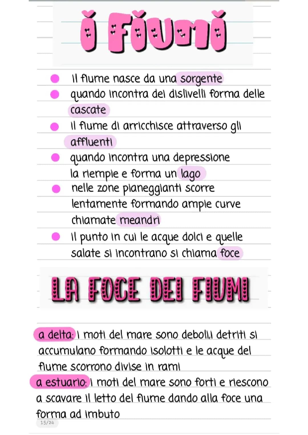 I FIUMI 