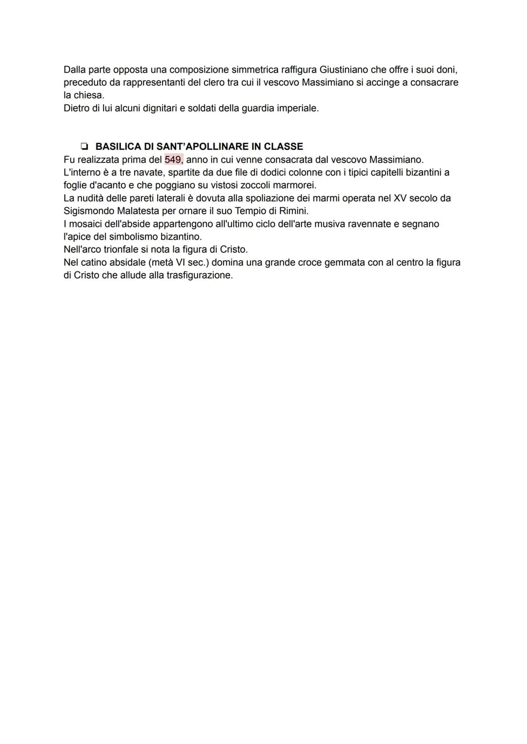 ARTE A RAVENNA
Dopo la morte di Teodosio il Grande, l'Impero Romano fu diviso in due parti, Oriente (con
capitale Costantinopoli) e Occident