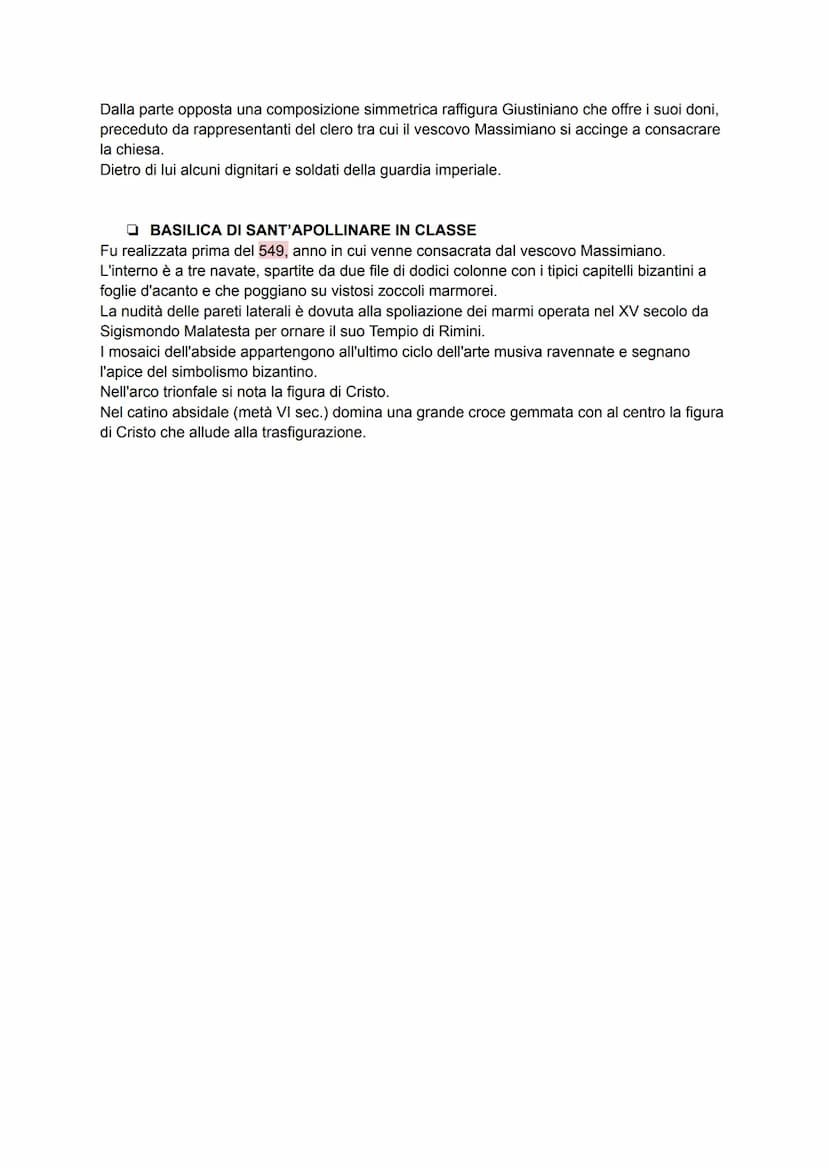 ARTE A RAVENNA
Dopo la morte di Teodosio il Grande, l'Impero Romano fu diviso in due parti, Oriente (con
capitale Costantinopoli) e Occident