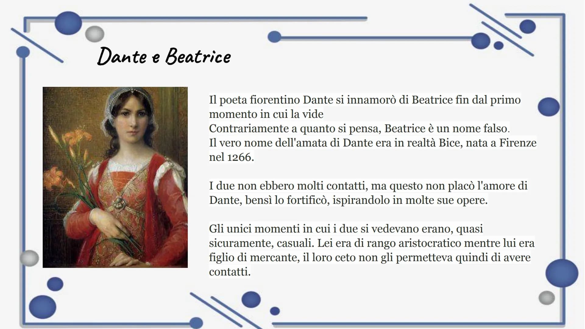 Dante
la sua
biografia
pixel Dante Alighieri, è stato uno dei più grandi poeti italiani ed è
considerato una delle tre corone della letterat