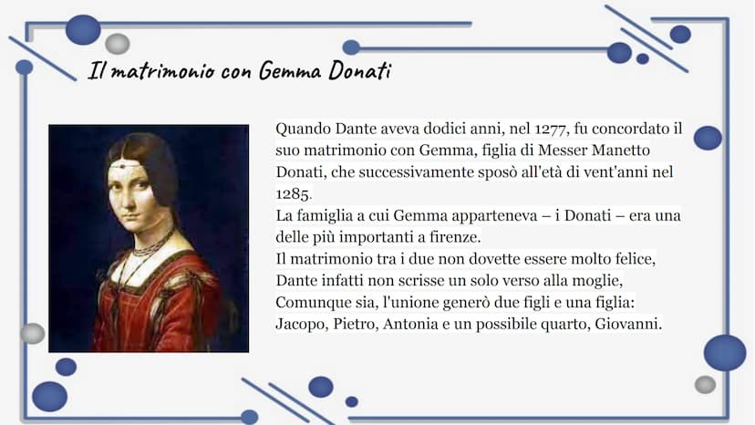 Dante
la sua
biografia
pixel Dante Alighieri, è stato uno dei più grandi poeti italiani ed è
considerato una delle tre corone della letterat