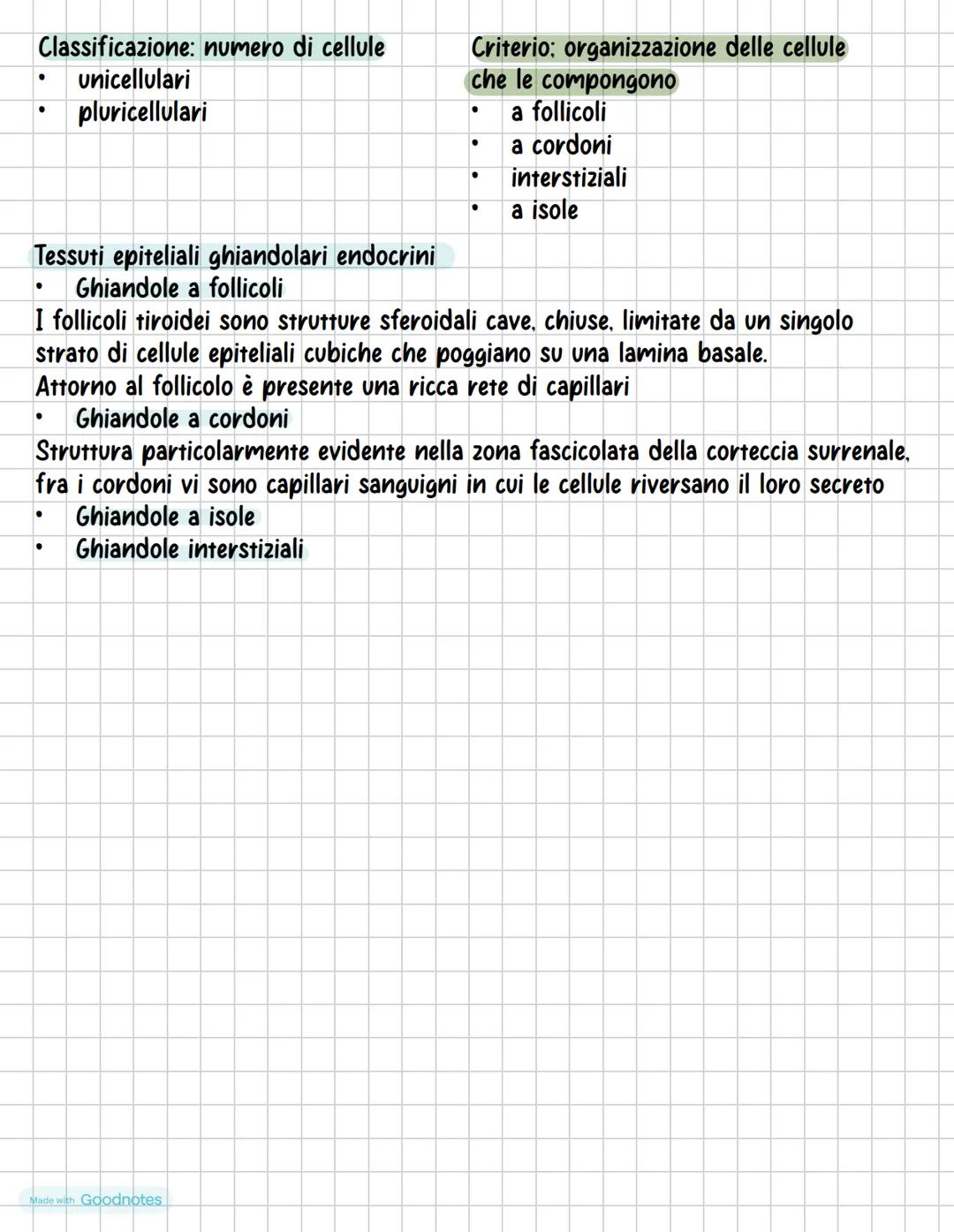 Tessuto epiteliale
Tessuto = insieme di cellule che possiedono per lo più caratteristiche comuni,
ovvero che hanno subito lo stesso processo