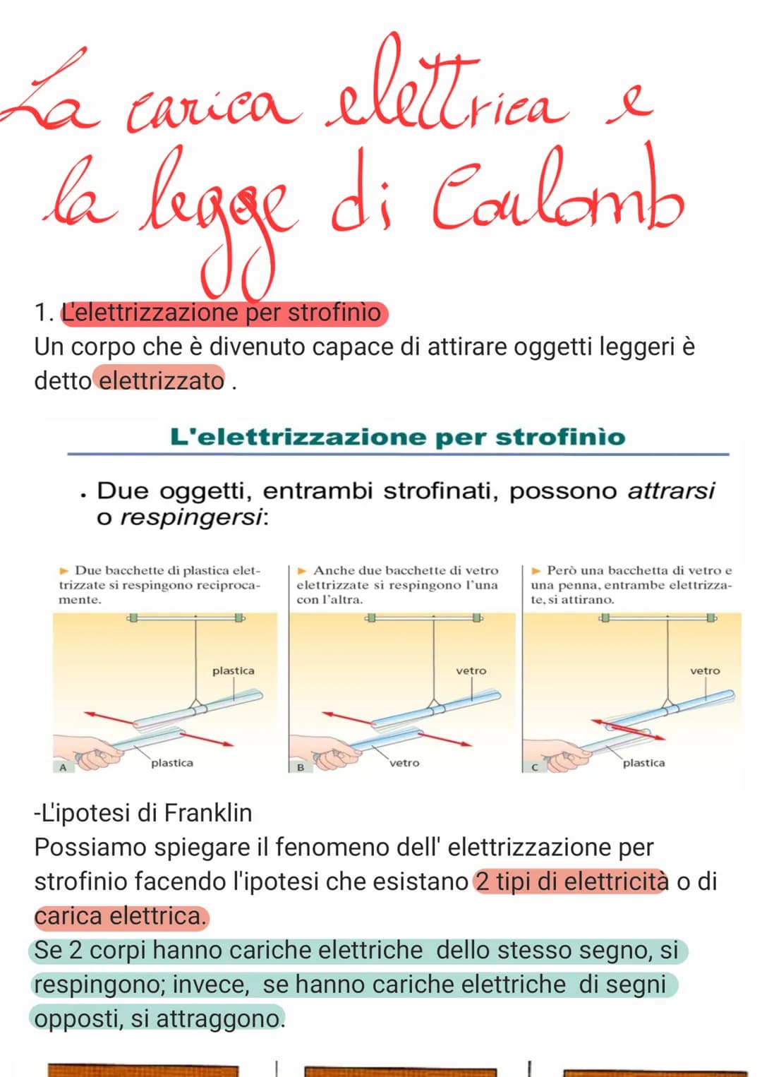
<p>La elettrizzazione per strofinio si verifica quando due oggetti strofinati acquisiscono capacità di attrarre o respingere altri oggetti 