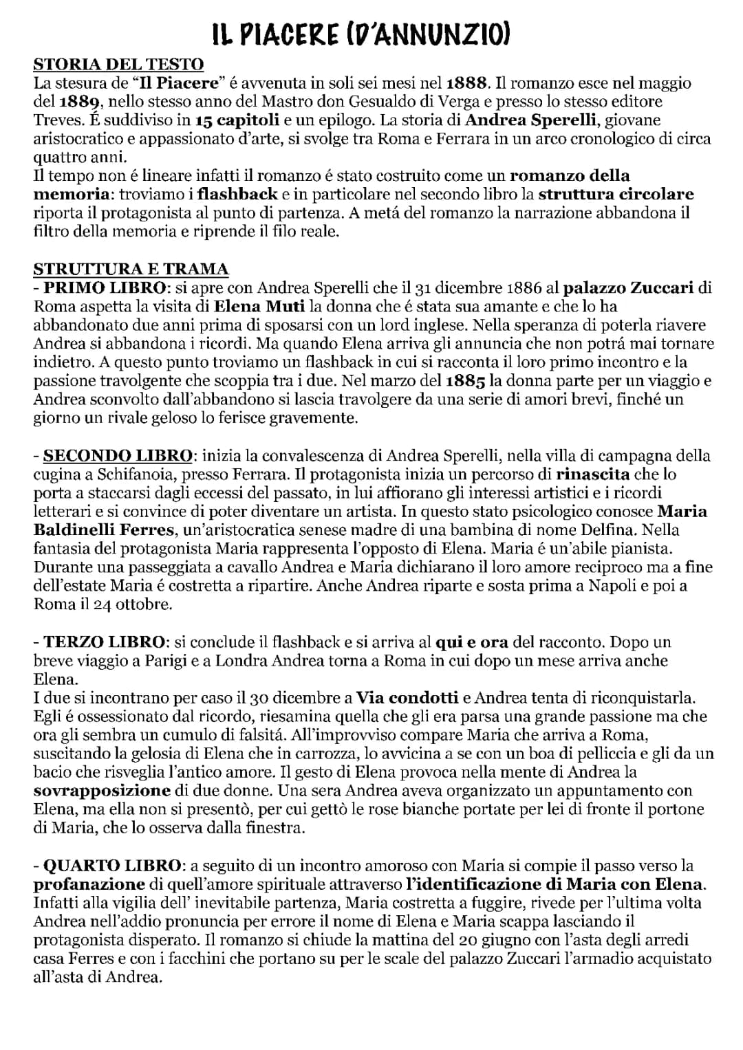 IL piacere (D'annunzio)