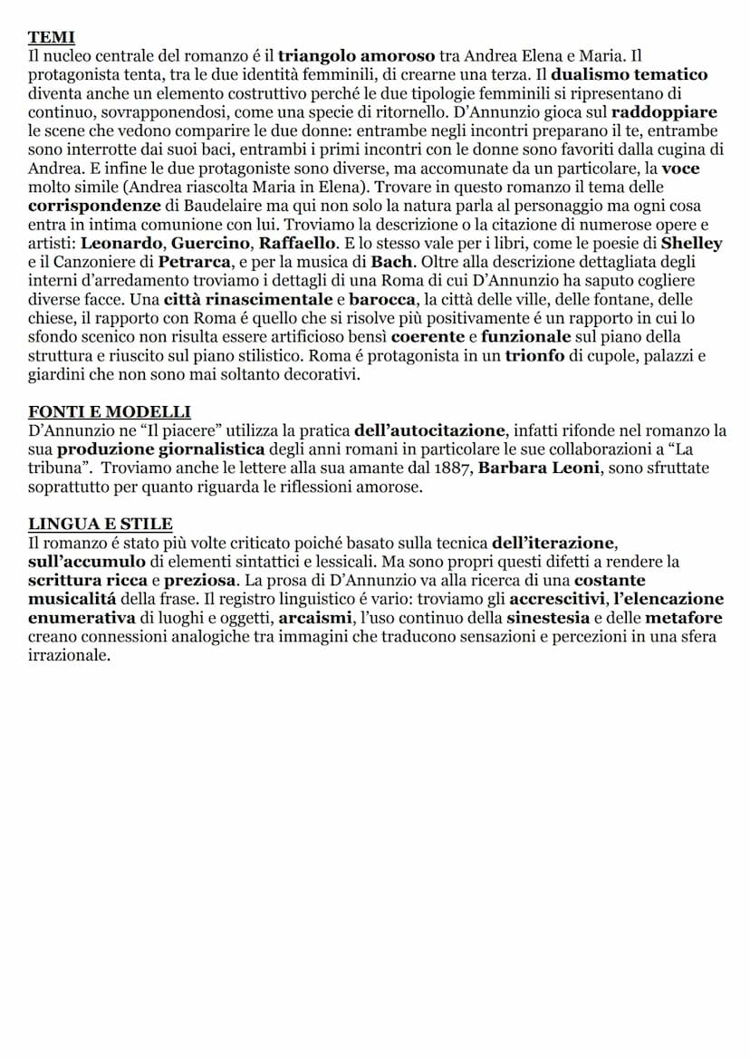 IL PIACERE (D'ANNUNZIO)
STORIA DEL TESTO
La stesura de "Il Piacere" é avvenuta in soli sei mesi nel 1888. Il romanzo esce nel maggio
del 188