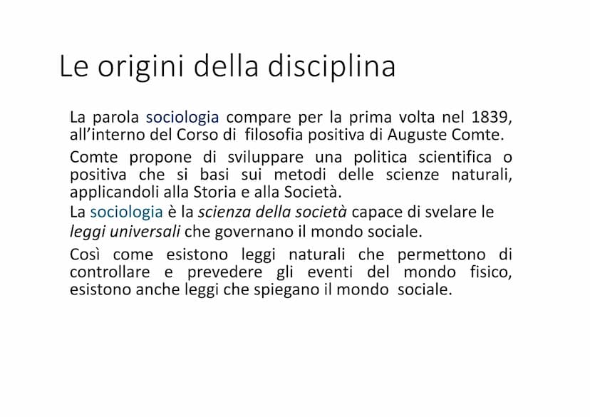 SOCIOLOGIA Perché la sociologial
●
. L'oggetto della sociologia è il mondo in cui
viviamo.
C.
Ciò implica fare delle teorie, utilizzare quel