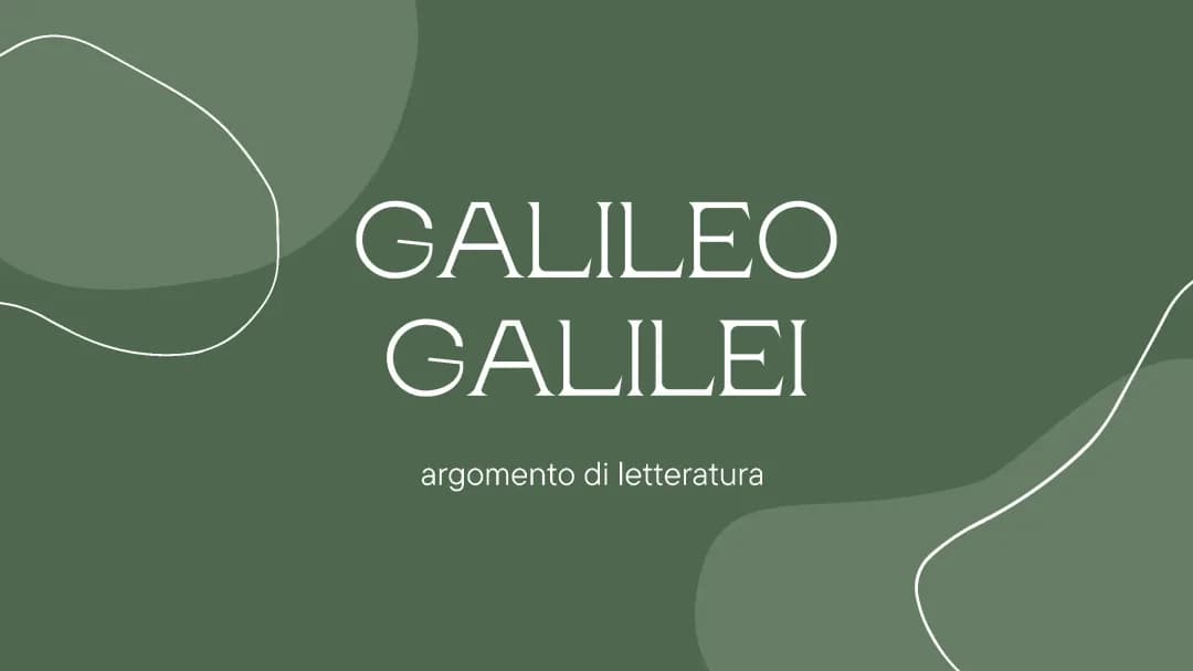 GALILEO GALILEI 