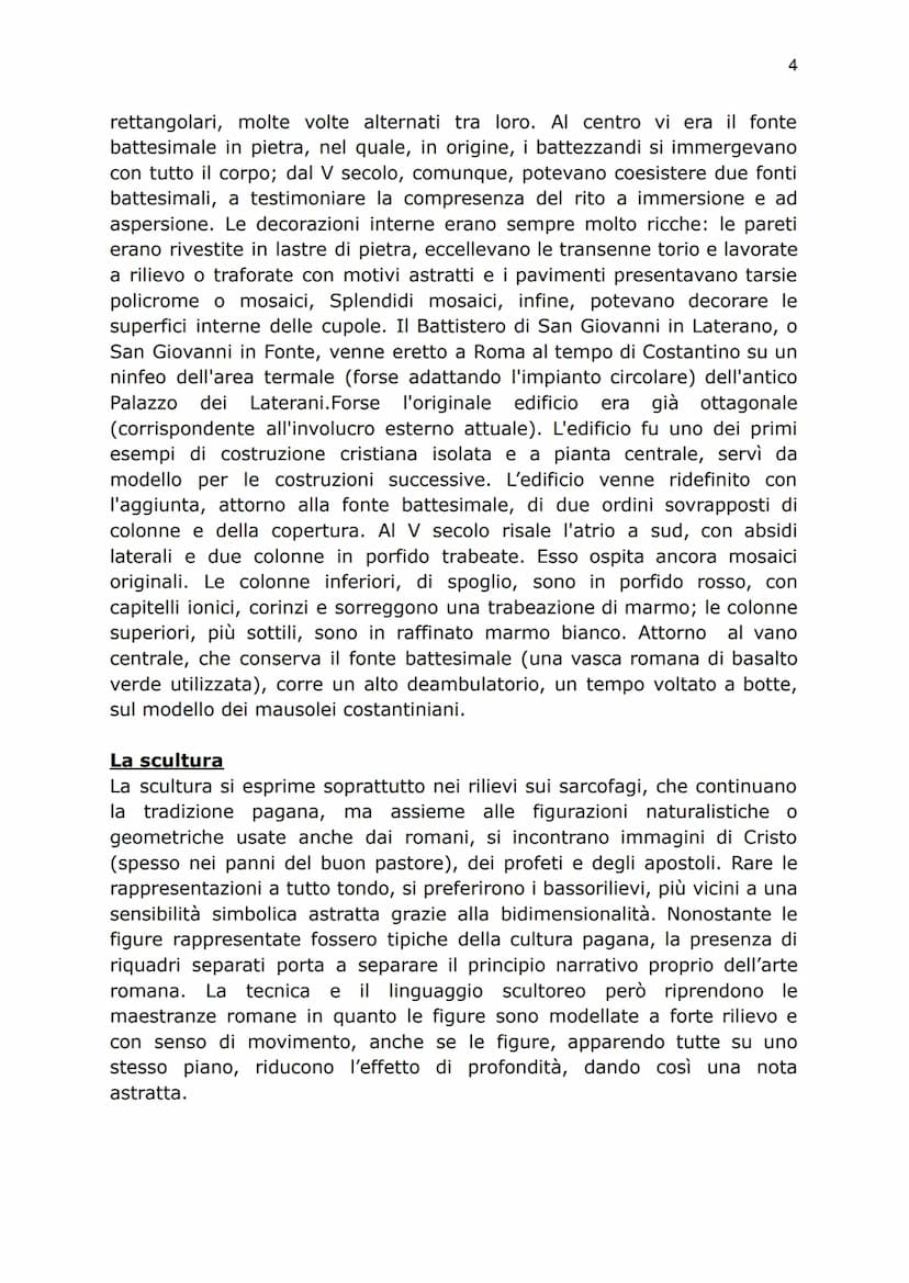 1
ARTE PALEOCRISTIANA
Primi luoghi di culto e sepoltura
Già a partire dal I sec. d.C. il messaggio cristiano si diffuse al di fuori della
Pa