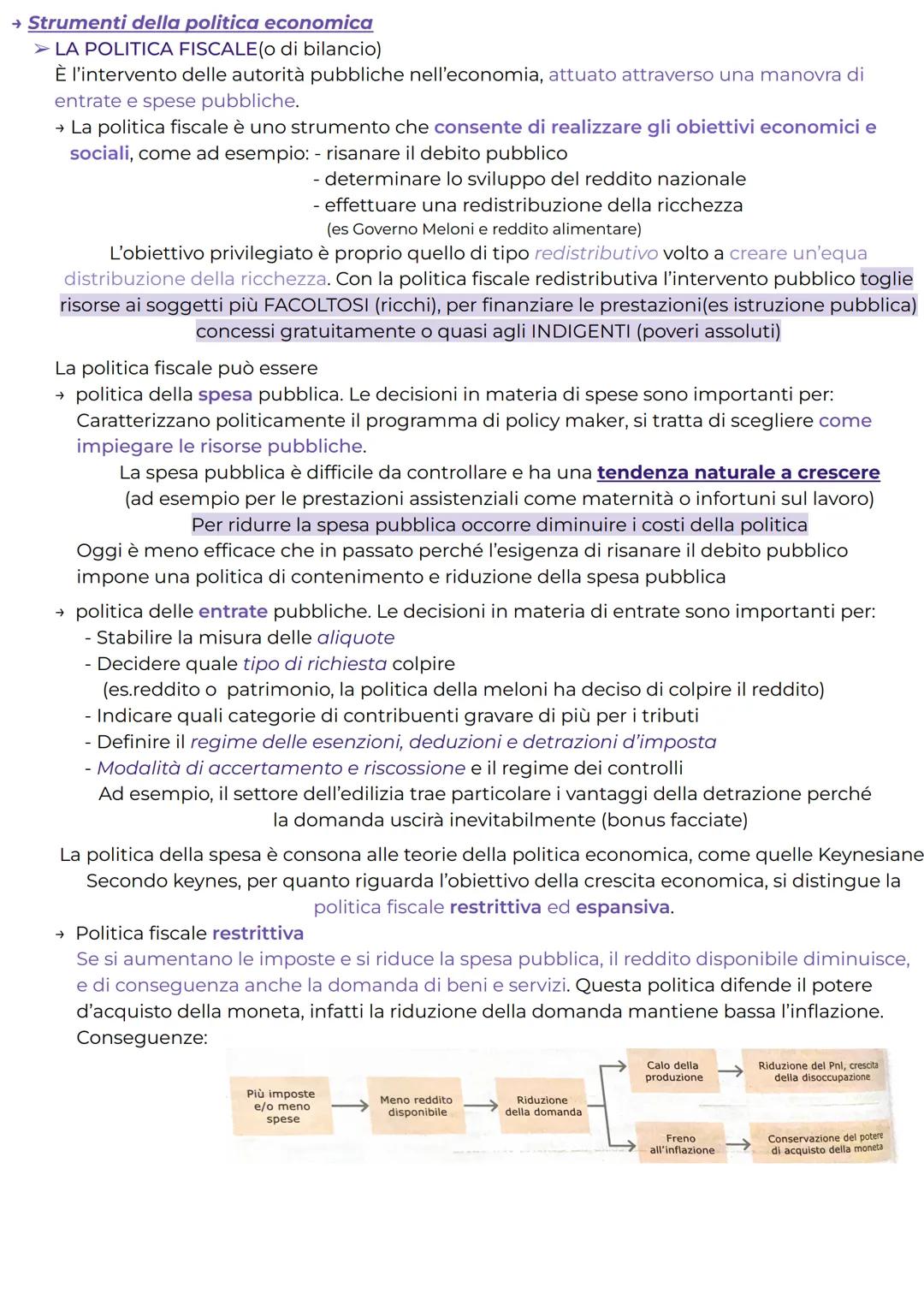 # INTERVENTI DI POLITICA ECONOMICA

→ L'attività di politica economica

Attraverso interventi di politica economica, il soggetto pubblico in