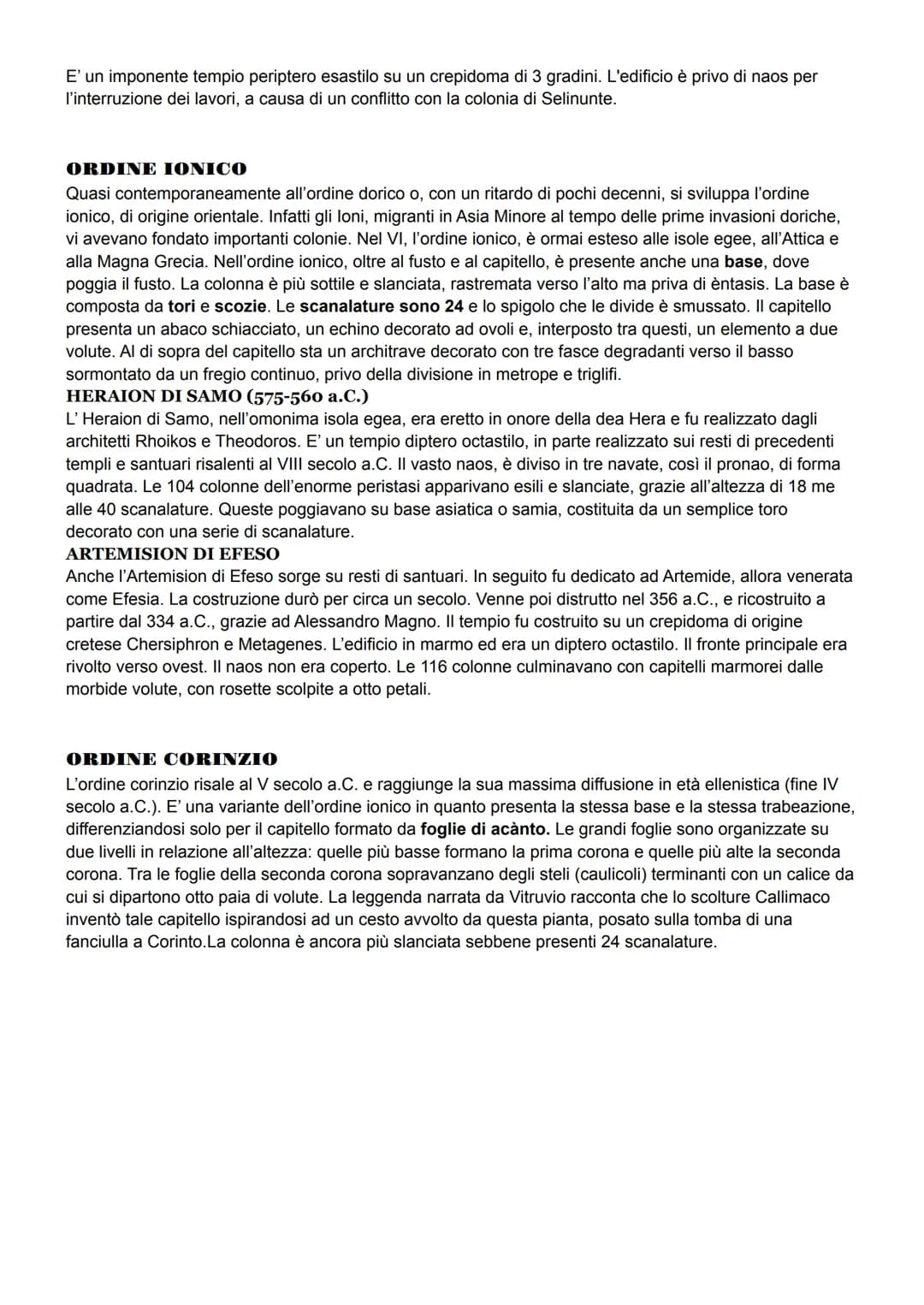 
<p>L'arte greca ha avuto un ruolo fondamentale nello sviluppo della civiltà occidentale, caratterizzandosi per la ricerca della perfezione 