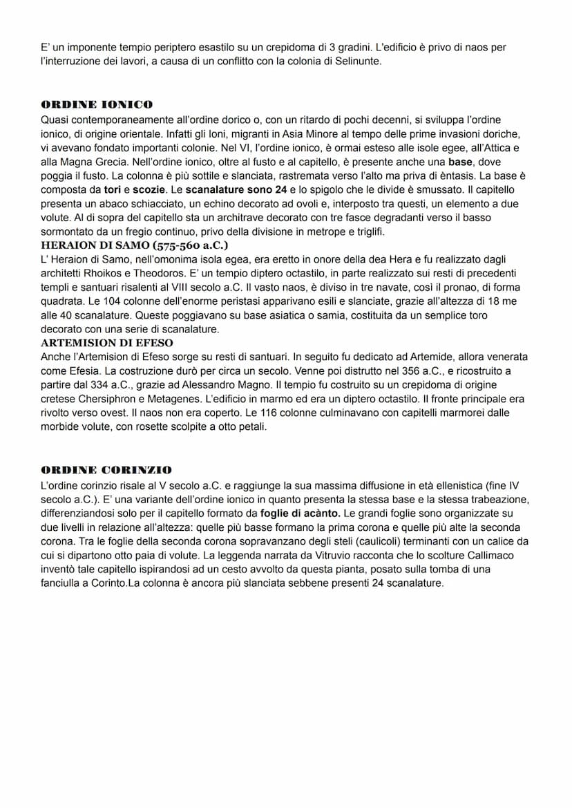
<p>L'arte greca ha avuto un ruolo fondamentale nello sviluppo della civiltà occidentale, caratterizzandosi per la ricerca della perfezione 