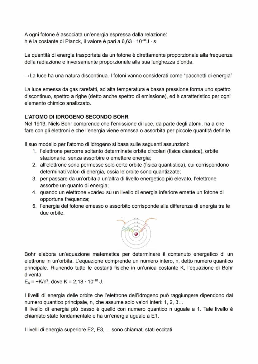 STRUTTURA DELL'ATOMO
LA DOPPIA NATURA DELLA LUCE
Inizio del 900 Max Planck e Albert Einstein confermano con il loro lavoro che la luce ha
un