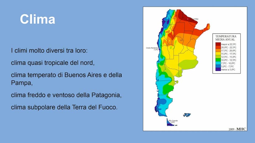Argentina Confini
W
È lo Stato più vasto tra quelli
dell'America Meridionale.
Confina:
a Ovest e a Sud con il Cile;
a Nord con la Bolivia e 