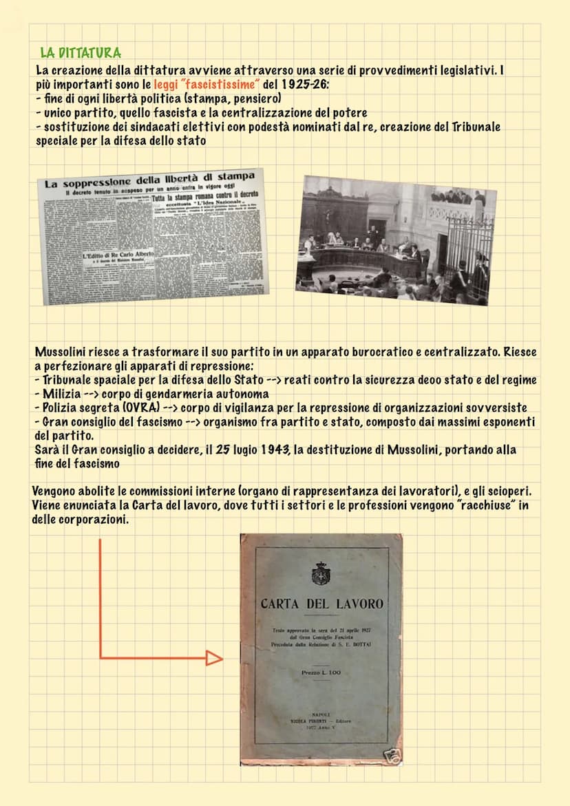 IL FASCISMO
La situazione in Italia nel Dopoguerra
1919
- nascita del partito popolare italiano.
fondazione dei fasci di combattimento.
- oc