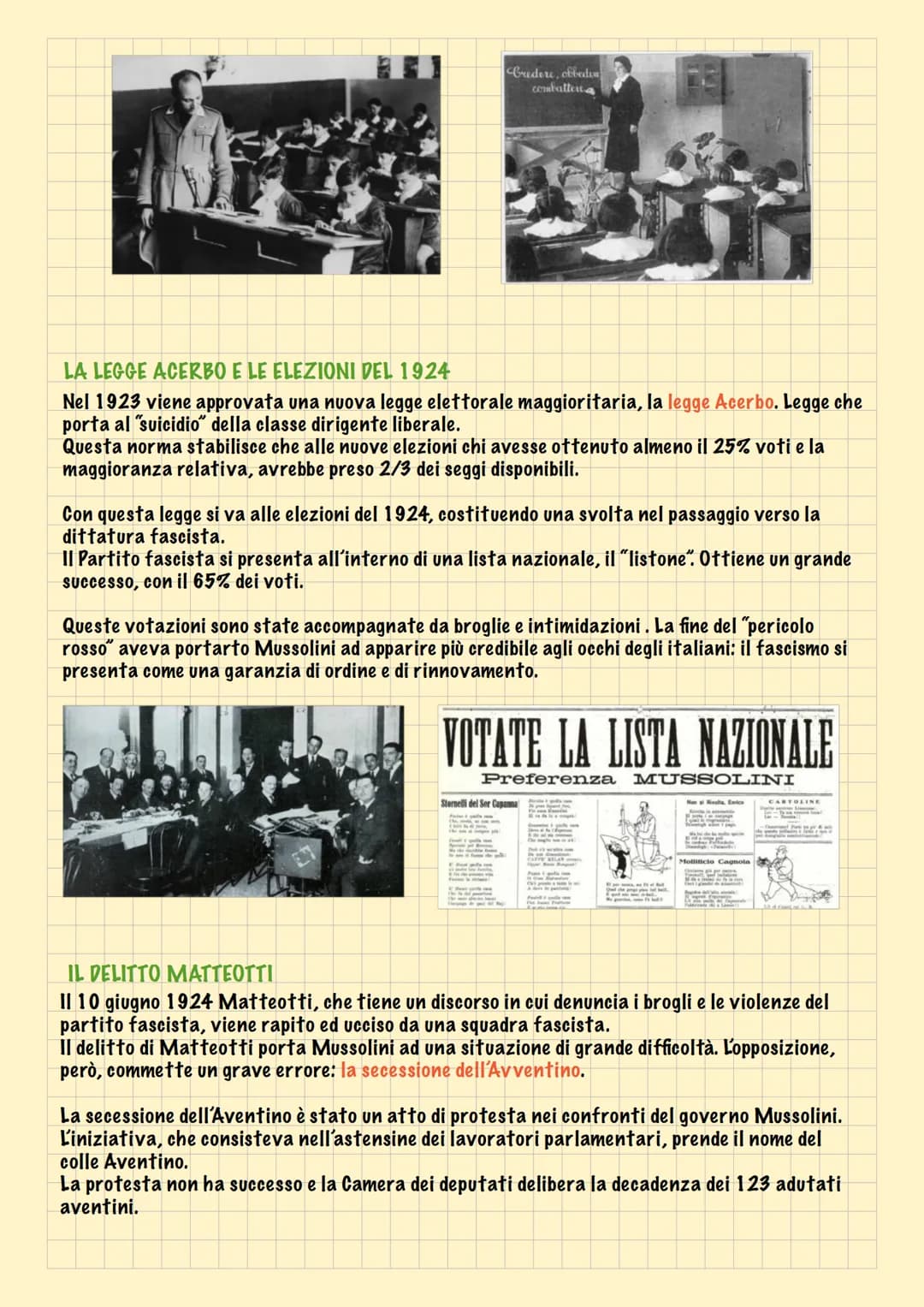 IL FASCISMO
La situazione in Italia nel Dopoguerra
1919
- nascita del partito popolare italiano.
fondazione dei fasci di combattimento.
- oc