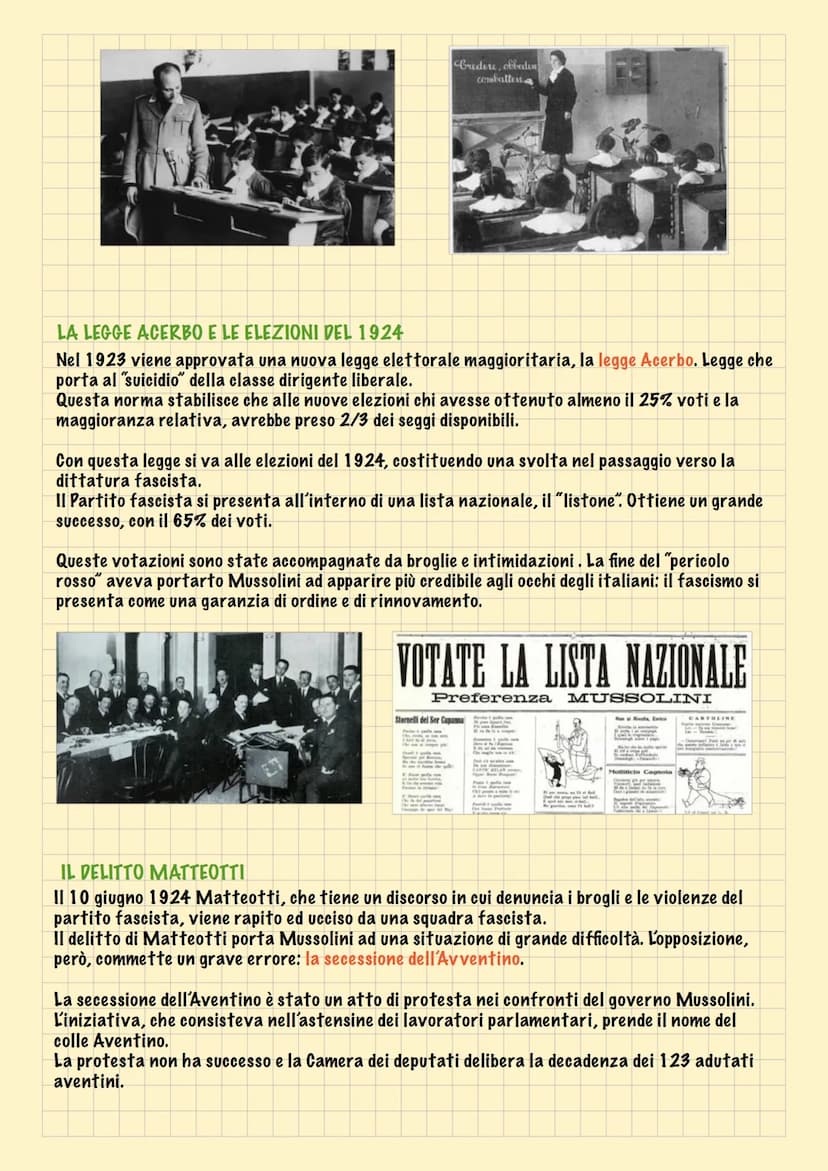 IL FASCISMO
La situazione in Italia nel Dopoguerra
1919
- nascita del partito popolare italiano.
fondazione dei fasci di combattimento.
- oc