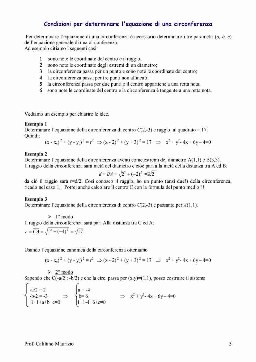 Le coniche: circonferenza, parabola, ellisse e
iperbole.
Teoria in sintesi
Queste curve si chiamano coniche perché sono ottenute tramite l'i